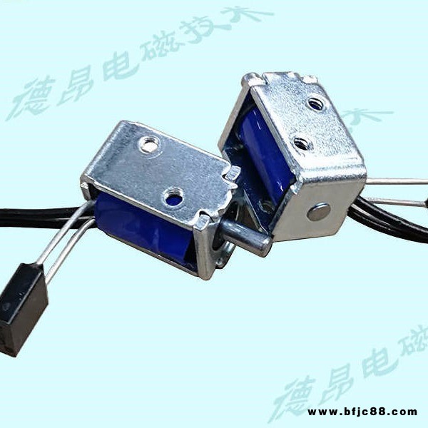 微型框架推拉式電磁鐵/小型指紋鎖電磁鐵DU0415