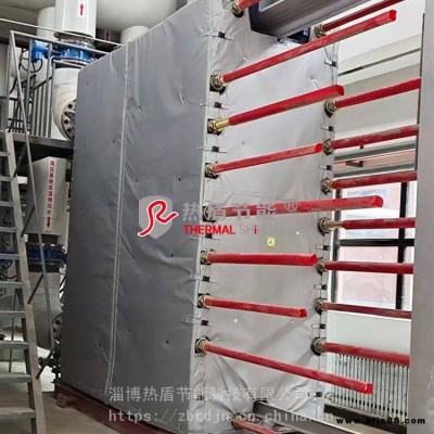 供應換熱器保溫罩 板 氣凝膠保溫衣 可拆卸保溫衣 可重復用保溫罩 淄博熱盾 定制
