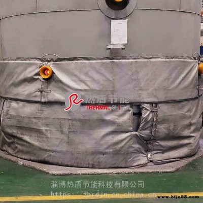 還原車間法蘭保溫套 氣凝膠保溫套 底盤保溫罩 保護罩 節能降耗 淄博熱盾 定制