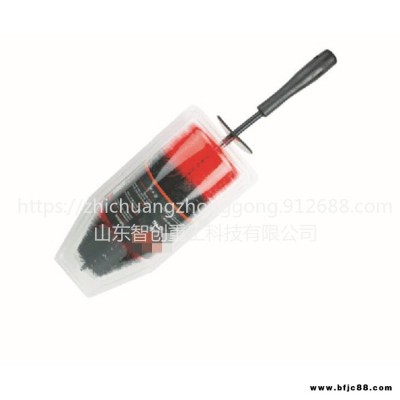 智創(chuàng) ZC-035型尖頭輪轂刷 粗鋼絲刷毛不變形 清潔美容用品 汽車輪轂清洗刷