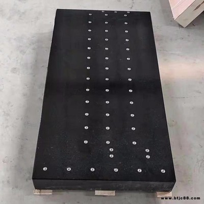 高精度大理石機械構件 泊重品牌大理石構件打孔鑲套 花崗石機械構件按圖紙定做 大理石構件開槽 精密花崗巖構件廠家