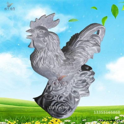 石雕雞 牛雕塑 石雕貔貅麒麟動(dòng)物嘉祥石雕廠家定制批發(fā)