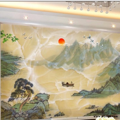 江西電視背景墻轉印設備   江西大理石背景墻轉印效果   江西大理石轉印圖案   江背景墻高溫滲墨滲釉機 滲透機廠家直銷