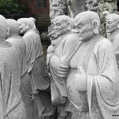 深圳優(yōu)力石品牌石雕古代人物石雕羅漢像石雕18羅漢