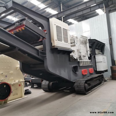 時產50-200噸移動破碎篩分機 建筑垃圾破碎設備 花崗巖移動制砂機 河卵石移動破碎站生產線 建筑用石料生產線