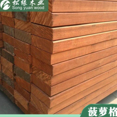 戶外防腐木硬木批發(fā) 菠蘿格戶外實木板材 菠蘿格古建材料工廠