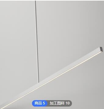 定制長條吊燈led餐廳燈簡約現代客廳燈具北歐飯廳辦公室燈飾