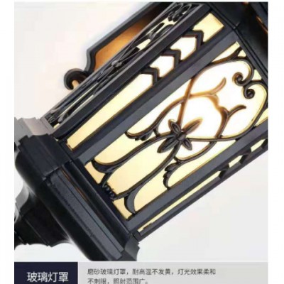 歐式戶外壁燈別墅花園露臺陽臺掛壁燈LED防水家用小區景觀庭院燈
