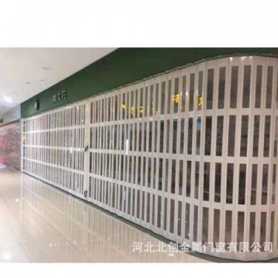 pvc商鋪折疊門陽臺廚房衛生間隔斷門 洗車房推拉門透明水晶門批發
