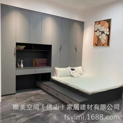 輕奢簡(jiǎn)約鋁合金衣柜臥室整體衣櫥金屬組合儲(chǔ)物柜時(shí)尚環(huán)保全鋁家具