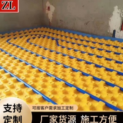 免回填干式黃色蘑菇頭地暖模塊 EPS阻燃懸浮式地暖模塊保溫板批發