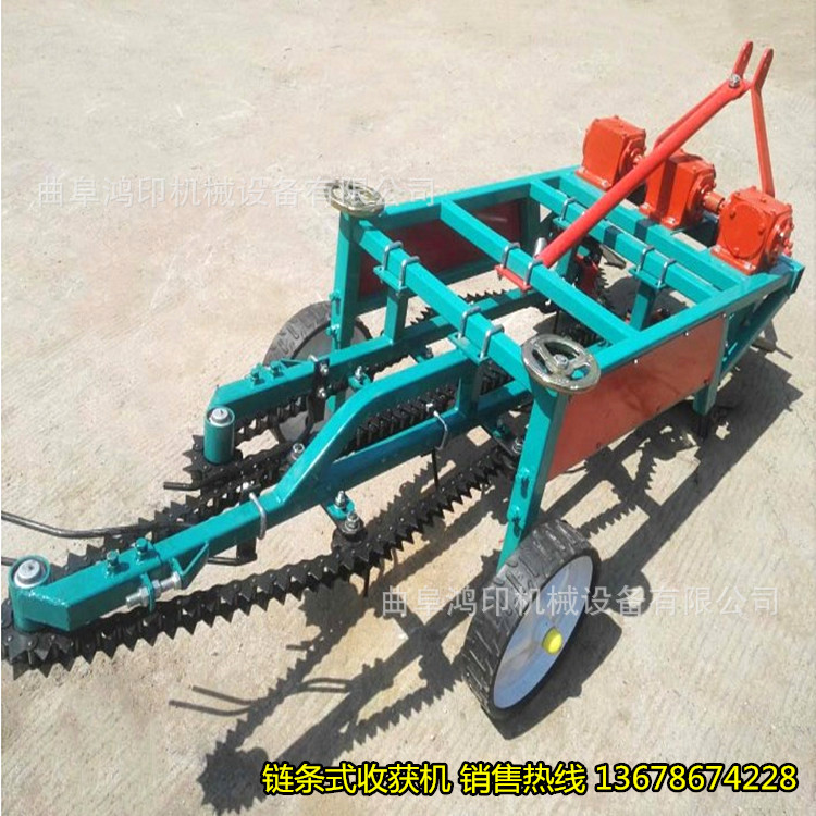后輸出型花生收獲機 多功能花生起果機 四輪挖掘機示例圖5