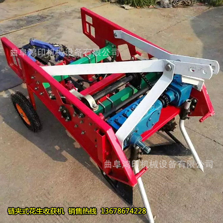 后輸出型花生收獲機 多功能花生起果機 四輪挖掘機示例圖10