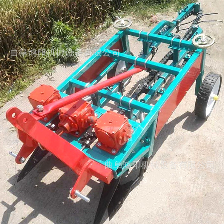 后輸出型花生收獲機 多功能花生起果機 四輪挖掘機示例圖8
