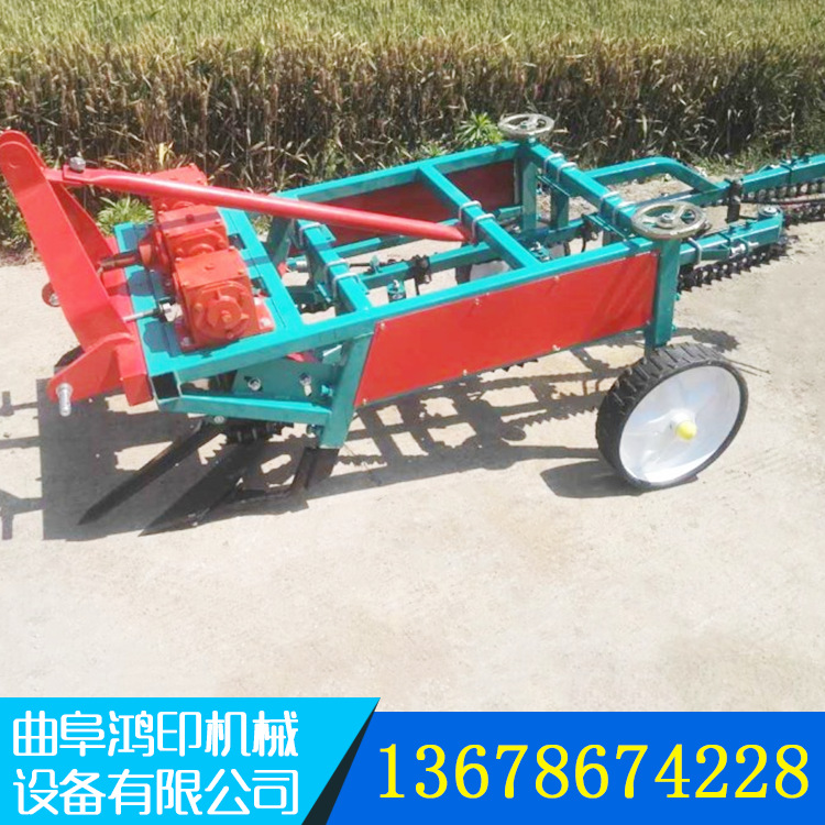 后輸出型花生收獲機 多功能花生起果機 四輪挖掘機示例圖4