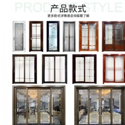 佛山平開門黑油金剛拉花 鋼化玻璃廁所家用隔音浴室門定 制