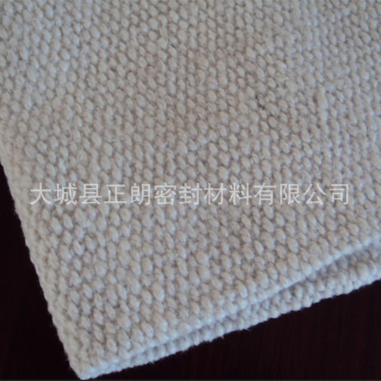 批發(fā)3mm厚加鋼絲陶瓷纖維布 耐高溫耐磨陶瓷纖維防火布示例圖4