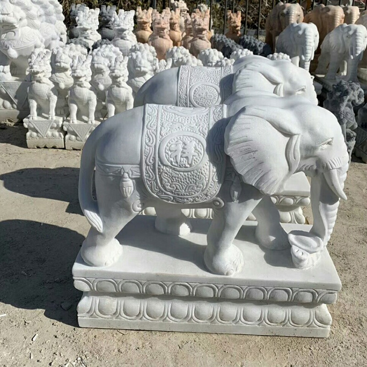 石雕大象 雕刻石雕大象 石雕大象生產(chǎn)廠家