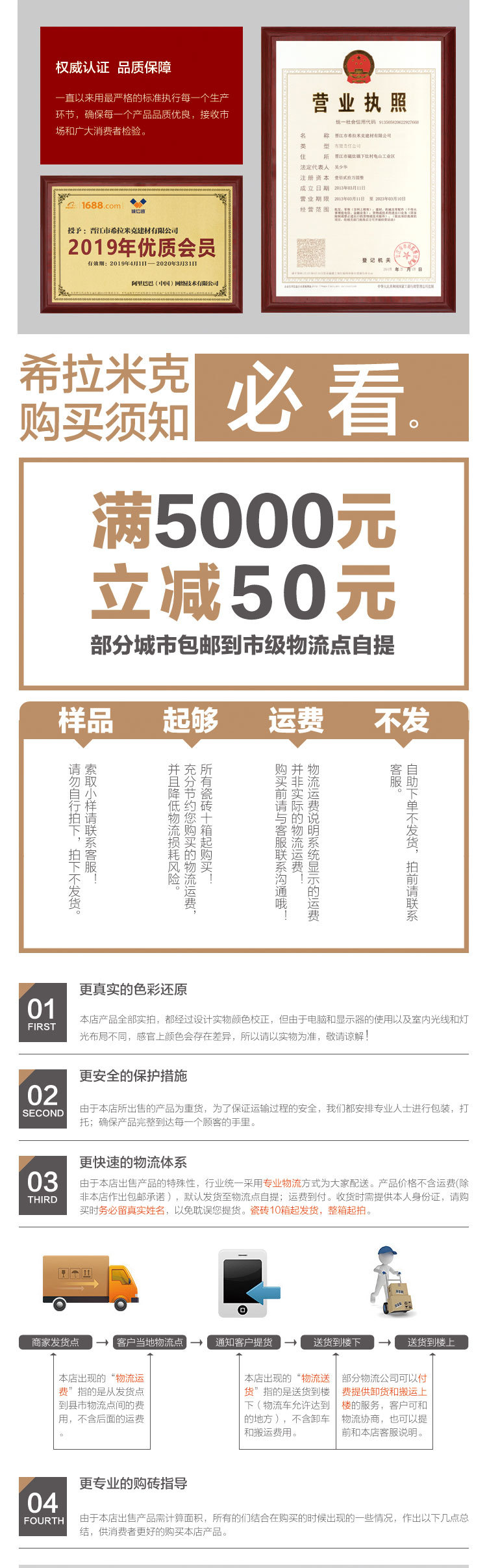 福建希拉米克廠家直銷400*80歐式現代風優等通體大理石瓷磚示例圖11