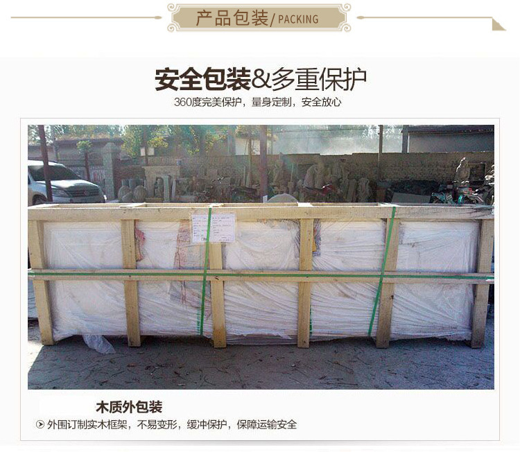 石獅子漢白玉大理石仿石雕獅子家用看門招財鎮(zhèn)宅門口擺件示例圖14