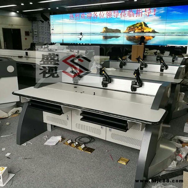 福建舞臺燈光系統控制臺 鋼制操作臺監控值班桌會議桌定制值得定做