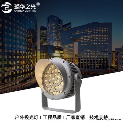 LED戶外投光燈庭院圓形室外防雨景觀燈RGB草坪照樹燈