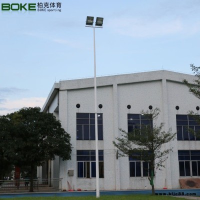 6米路燈桿 led太陽(yáng)能路燈 鍍鋅管高桿燈 雙臂挑臂戶(hù)外庭院燈 柏克燈桿廠家 可定制款式