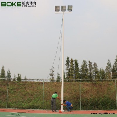 7米小區(qū)庭院燈燈桿 休閑廣場(chǎng)鍍鋅管燈桿 籃球場(chǎng)照明燈桿 柏克廠家直銷