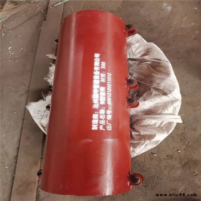 駿坤管道  生產DN400石油套筒  管道修補器  長輸石油管道緊固件 連接套筒