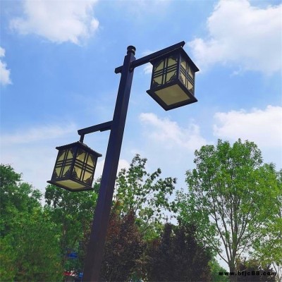 小區(qū)LED庭院燈 公園道路雙頭中式庭院燈