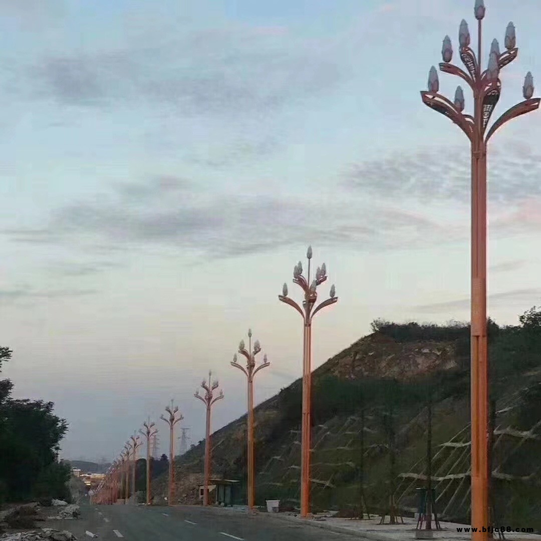 陜西 廠家供應(yīng) 元朗照明 城市廣場(chǎng)道路燈9米10米12米15米20米25米公園體育場(chǎng)戶外組合燈中桿燈高桿燈中華燈景觀燈