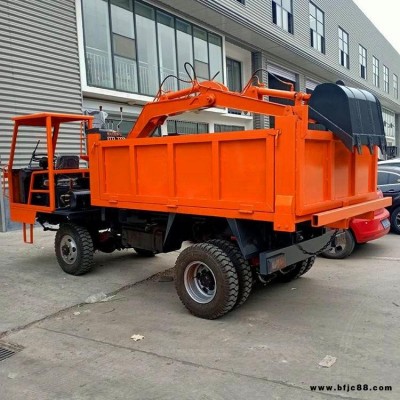 6噸四驅隨車挖 農用輪式隨車挖 翔云 四不像挖掘裝載機 多規格