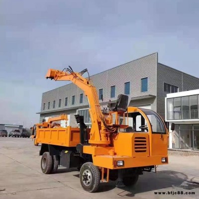 5噸輪式隨車挖掘機 農用輪式隨車挖 翔云 四不像挖掘裝載機 歡迎選購