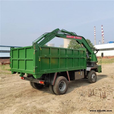 隨車挖建筑 垃圾清理挖掘裝載機 四不像隨車挖