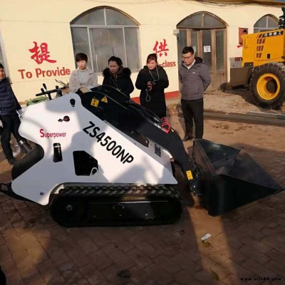小空間使用靈活滑移鏟車進口發動機輪式滑移裝載機廠家直銷