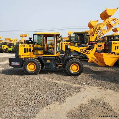 廠價(jià)輪式低矮型裝載機(jī) 室內(nèi)專用型小裝載機(jī) 四驅(qū)多功能抓木機(jī)山東魯宇重工