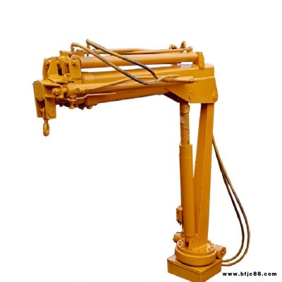 小型隨車(chē)起重機(jī) 柴油動(dòng)力液壓旋轉(zhuǎn)大臂伸縮平板吊 萬(wàn)鼎隨車(chē)吊廠家