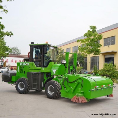 特雷斯SW380 工程清掃車 攪拌站清掃車 商砼站清掃機(jī) 混凝土攪拌站掃地機(jī)