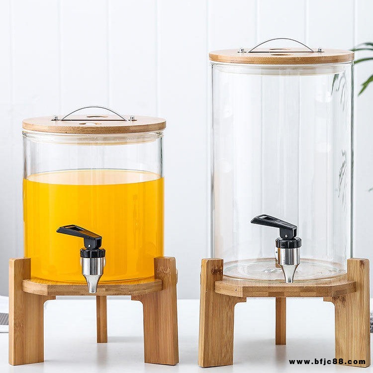 新品 高鵬硅玻璃泡酒瓶 水龍頭啤酒桶 玻璃白酒罐 大號泡酒玻璃瓶