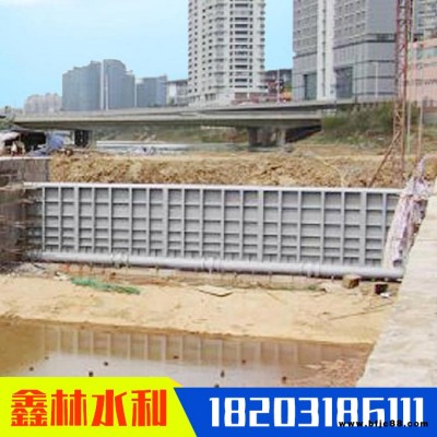 液壓合頁壩 大型液壓鋼壩 景區大跨度合頁壩 鑫林 承載能力大