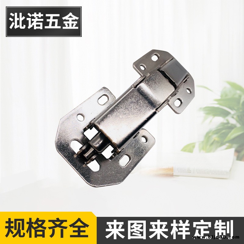 免開孔房車上翻液壓橋式阻尼彈子鉸鏈 90度櫥柜衣柜油壓鉸鏈合頁