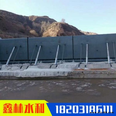 液壓合頁壩 底軸液壓鋼壩 河道景觀疏水液壓壩 鑫林 批發直銷