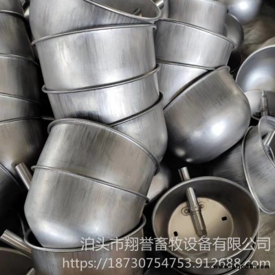 圓形不銹鋼豬用飲水碗 小豬母豬碗式加厚飲水器 養殖設備仔豬喝水嘴 翔譽