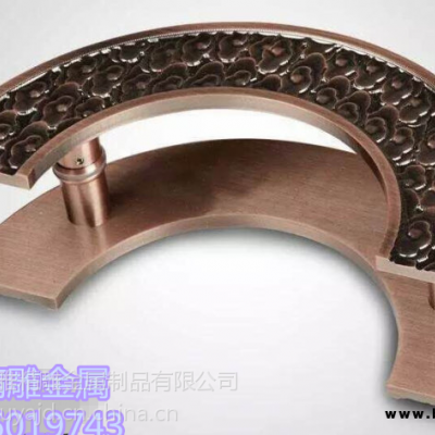 巧奪天工實心鋁板雕刻拉手