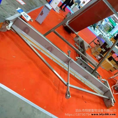 不銹鋼刮板式刮糞機 框架式刮糞清理機 齒輪箱養雞養殖清糞機 翔譽