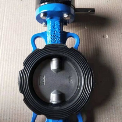 WD7A1X-10/16Q中線對(duì)夾手柄蝶閥 手柄蝶閥PVC圖片