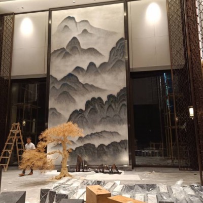 鋁 銅板鏤空浮雕、金屬屏風(fēng)隔斷里有 家便宜 專(zhuān)業(yè)金屬切割 浮雕屏風(fēng)隔斷加工廠