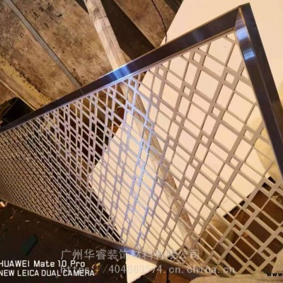 不銹鋼金屬隔斷木紋，玫瑰金花格 屏風隔斷 專業(yè)金屬浮雕 水切割加工