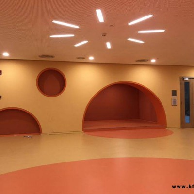 運動彈性地板 防滑耐磨 幼兒園醫院用塑膠地板