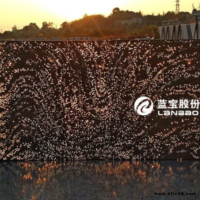 藍寶清水透光水泥透光混凝土藝術裝飾板系列產品